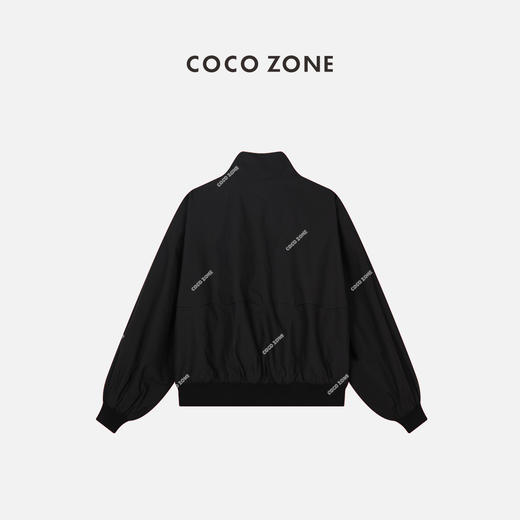COCO ZONE 小立领拉链外套通勤风盖袖口下摆罗纹 23C19085 商品图1