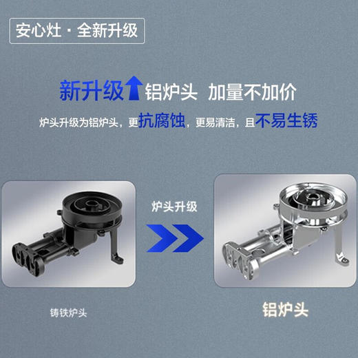 美的（Midea）燃气灶双灶具 家用5.0kW大火力猛火灶台嵌两用 Q310-M 商品图1