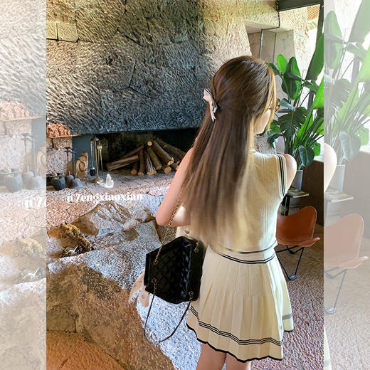 <曾小咸推荐>韩系甜美小香风三件套装 商品图4