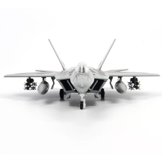FXQ 特尔博-长春航展、九三阅兵纪念品 1:100F22隐身战机模型新款合金硬核战机模型收藏送礼 商品图7