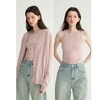 MAISON CECILE定染灰粉色羊绒羊毛开衫/背心 商品缩略图0