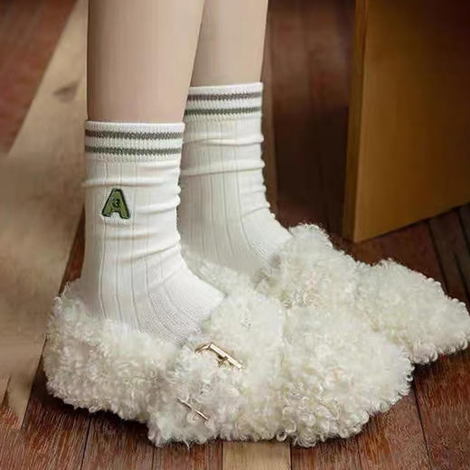 都市丽人中筒袜休闲系列暖绒绒袜子女袜子LCTDF3 商品图2