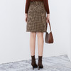EITIE爱特爱冬季新款洋气时髦格纹高腰包臀半身裙女裙7606306 商品缩略图4