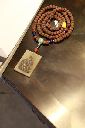 H4281Y08°佛牌+金刚菩提手串