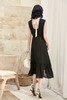 Le Malene 黑白撞色露背连衣裙 16724 商品缩略图1