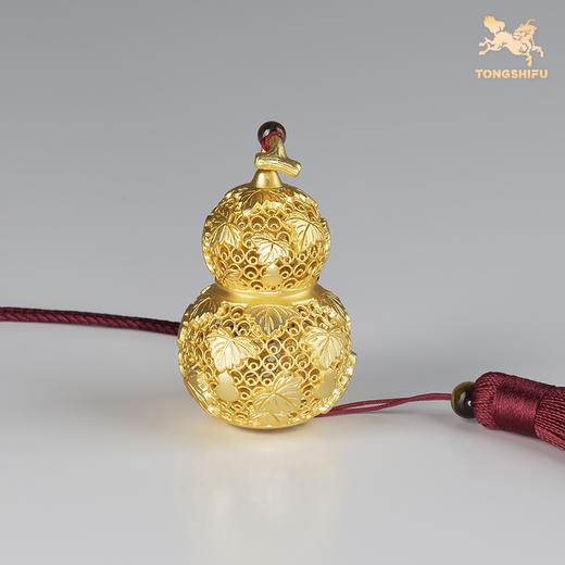 铜师傅《福禄万代》客厅桌面花丝铜葫芦摆件 装饰品 教师节礼物 商品图1