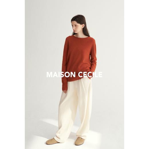 MAISON CECILE五色/羊绒细腻软糯宽松针织毛衣 商品图4