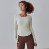 跃牌【周游世界系列】瑜伽服修身显瘦长袖运动上衣女跑步训练健身衣 TP0627 商品缩略图4