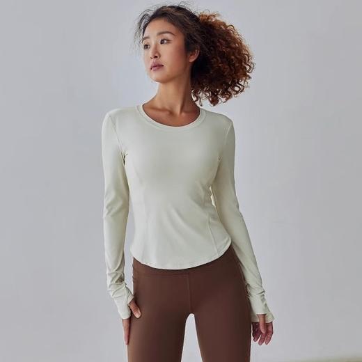跃牌【周游世界系列】瑜伽服修身显瘦长袖运动上衣女跑步训练健身衣 TP0627 商品图4