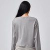 跃牌【周游世界系列】秋冬新款瑜伽服女柔软亲肤轻薄透气美国PIMA棉高士线圆领长袖 TP0782 商品缩略图4