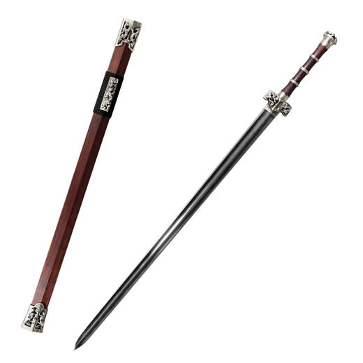 纯钧剑白铜血檀 沈州作品 沈广隆剑铺龙泉沈广隆宝剑手工传统剑收藏剑 sgl-2013 未开刃 商品图8