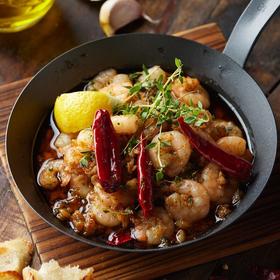 初榨橄榄油香蒜爆虾 Gambas Al Ajillo