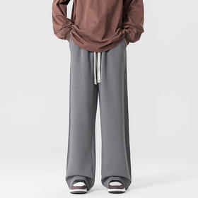 【新款DYF】大依优型大码直筒运动针织休闲裤加肥加大男装舒适胖子肥佬百搭运动裤长裤