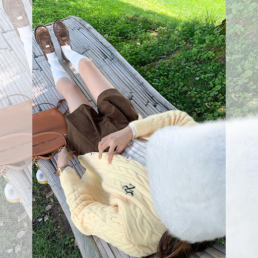 <曾小咸推荐>现货秒杀 ！微信超特价！麻花肌理开衫 日常169.99 立减80 秒杀89.99！！ 商品图3