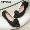 EVERAU春夏新品卷卷的褶皱设计耐折鞋底舒适蛋卷女鞋EA7026 商品缩略图7