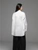 LIYIHAN 白色百搭设计感立领搭片衬衫防晒防皱圆领女解构小众衬衣 商品缩略图4
