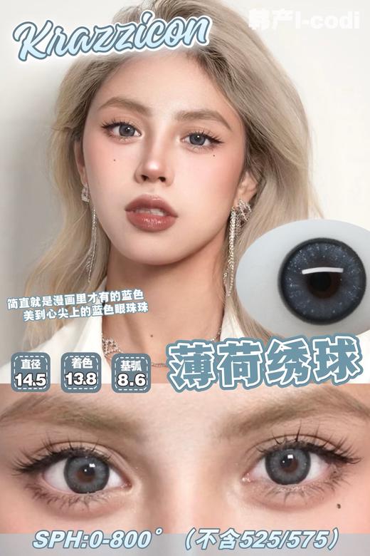 Krazzicon富贵椰子/薄荷绣球 硅水凝胶（半年抛型） 商品图0