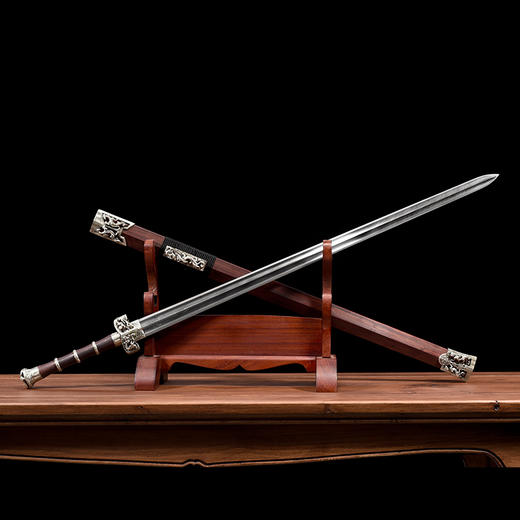 纯钧剑白铜血檀 沈州作品 沈广隆剑铺龙泉沈广隆宝剑手工传统剑收藏剑 sgl-2013 未开刃 商品图7
