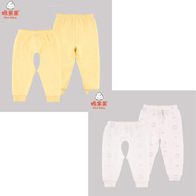 棉果果冬季内衣男童女童提花空气层长裤裤子M401200620609