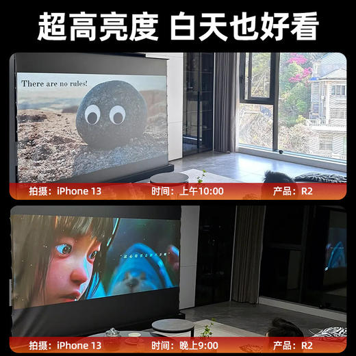 数码办公-云台投影家用办公WiFi安卓高亮度高清家庭影院 商品图3
