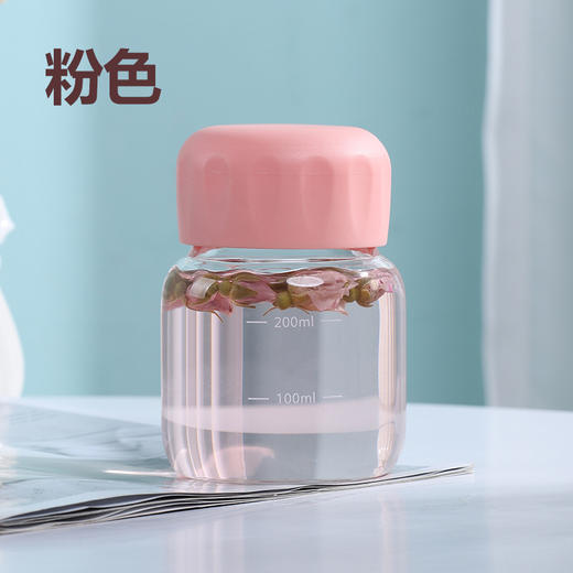 【敲高颜值！迷你玻璃胖胖杯】耐高温牛奶杯便携ins迷你玻璃水杯摇摇杯咖啡杯礼品，自带刻度 小巧便捷。ry 商品图5
