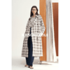 MAISON CECILE格子du家印花廓形重工牛角扣风衣 商品缩略图1
