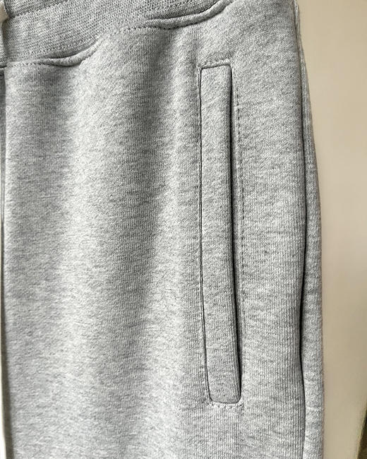 现货 THS 9.7-限时 缪家 情侣款 抽绳松紧腰灰色运动卫裤 QJ042 商品图7