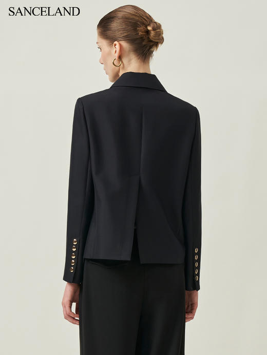 SANCELAND三石一澜丝毛短款外套 商品图4