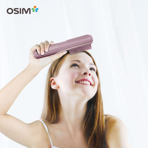 【925特惠】【家居】OSIM 傲胜 震动头部头皮按摩梳子 （紫色） 商品图2