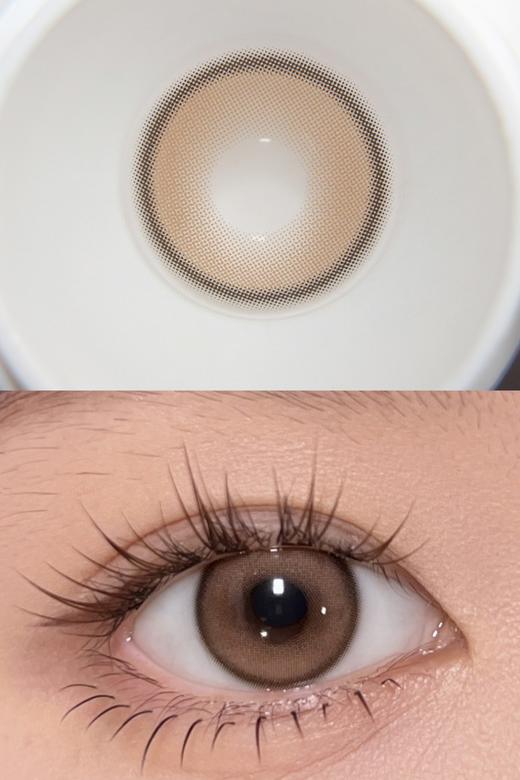 Curly Puppy半年抛美瞳 泰式奶茶 14.2mm 商品图0