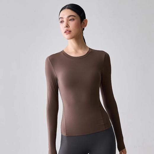 跃牌【周游世界系列】瑜伽服女氨纶轻薄弹衣运动长袖 TP0766 商品图2