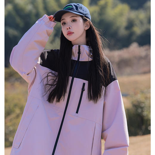 【户外潮牌两件套！山系冲锋衣】三合一外套连帽春秋潮牌，百搭时尚舒适，户外登山美式夹克女，防水防风情侣外套L 商品图9