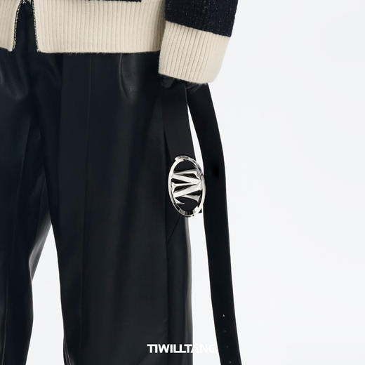 TIWILLTANG启世录椭圆符号点油腰带 商品图3