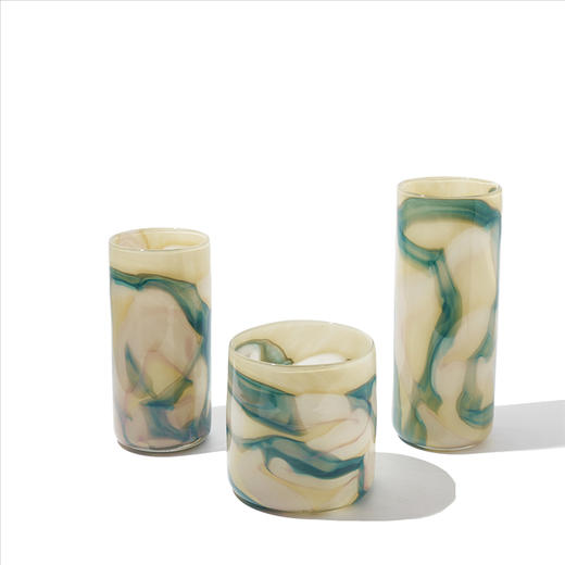 碧轩现代简约直筒渐变创意水墨纹水培花瓶客厅餐桌样板间台面器皿 商品图11