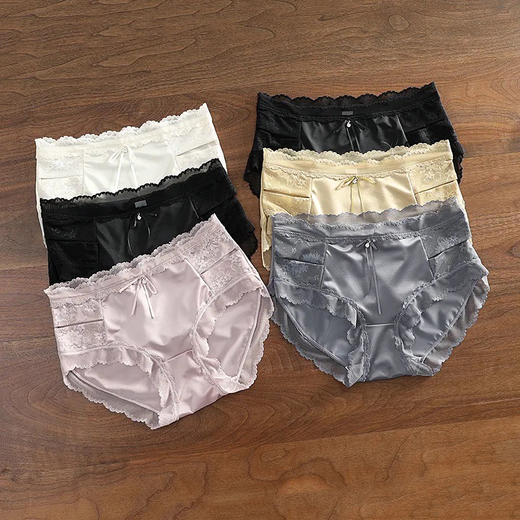 LA180+！绝美~3条装！意大利贵牌性感蕾丝拼接内裤女 商品图10