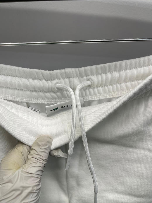 Lacoste/法国鳄鱼 男士春秋百搭加绒棉混纺束脚休闲裤卫裤XH7066 商品图4