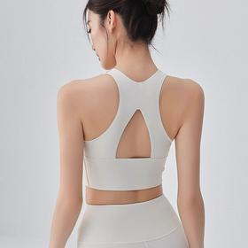 跃牌【周游世界系列】秋冬新款运动内衣晓星氨纶一片式粘合点胶高强防震健身服女子 BR1590