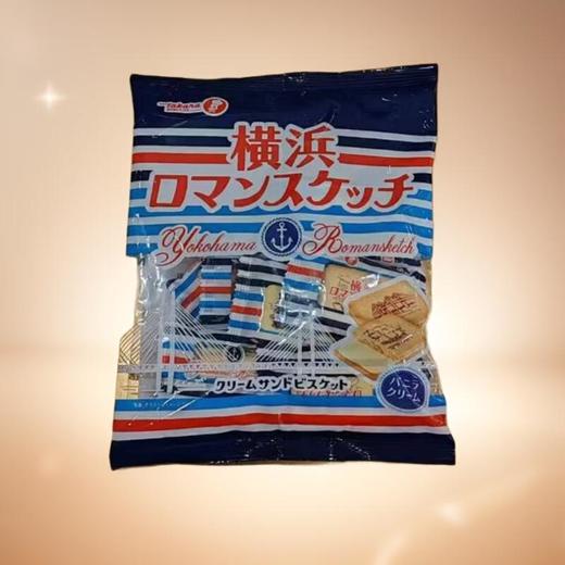 宝制果横滨香草味夹心饼干 108g/包 商品图0