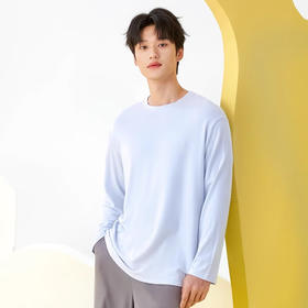 【男士家居服】美雅碧柔软超轻盈｜内茵 男士超轻软长袖睡衣家居服 适合10-15度