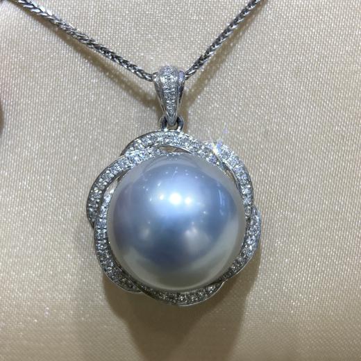 13-14mm铂金灰吊坠 商品图3