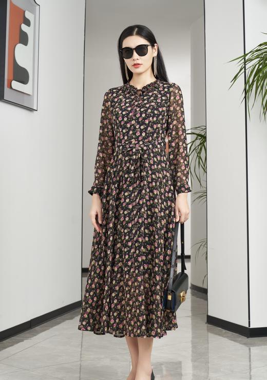 水红色连衣裙HJ3S65 商品图0