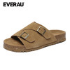 EVERAU经典一脚蹬男女同款搭扣休闲复古凉拖EA2052 商品缩略图4