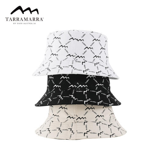 TARRAMARRA一帽两戴一面纯色一面TA*logo满印休闲渔夫帽TAZ068 商品图0