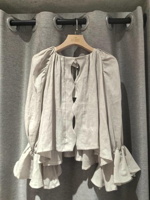 INASAMI - Raba Top - Naturel Linen - 女装 - 上衣 - 自然色 商品图0