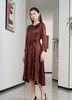 胭脂色连衣裙HJ3S72 商品缩略图1