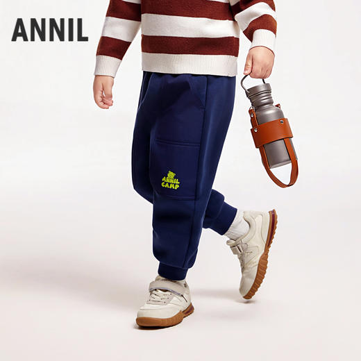 男童运动风活力卫裤单裤安奈儿童装实体店同款XB436715 商品图2