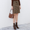 EITIE爱特爱冬季新款洋气时髦格纹高腰包臀半身裙女裙7606306 商品缩略图2