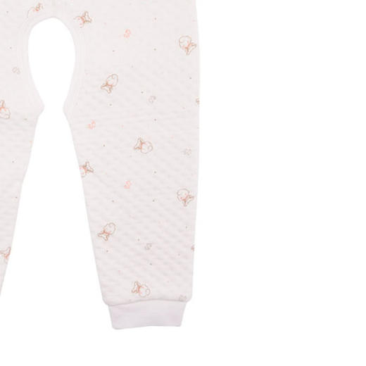 棉果果秋冬季有机棉男童女童空气层挖裆长裤M401200619626 商品图3