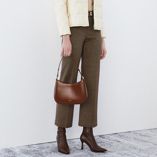 EITIE爱特爱冬季季高腰修身显瘦格子裤女7605308 商品图2