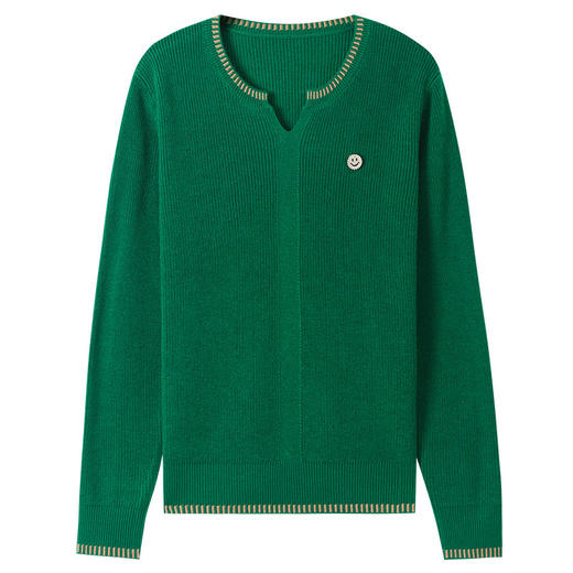 CC-101-23631针织打底衫女长袖秋装2024新款春秋洋气上衣内搭短款毛衣 商品图4